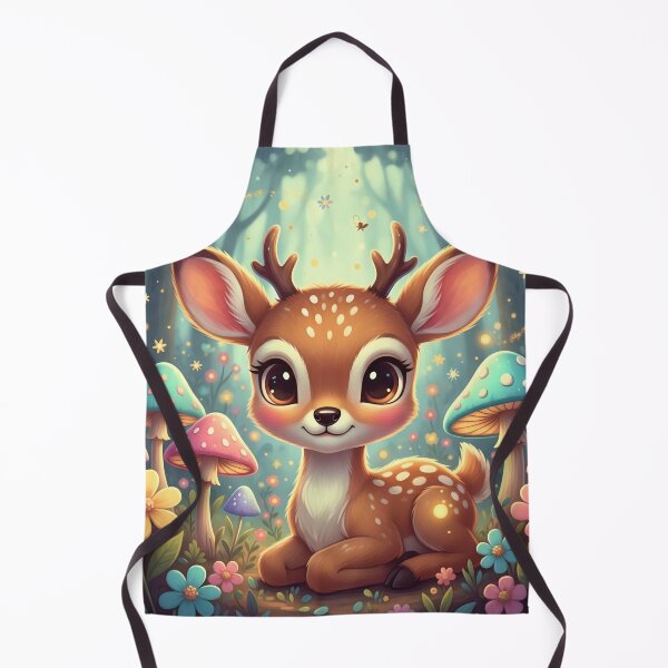 Item preview, Enchanted Forest Fawn - Whimsical Woodland Baby Deer designed and sold by Kash3f.