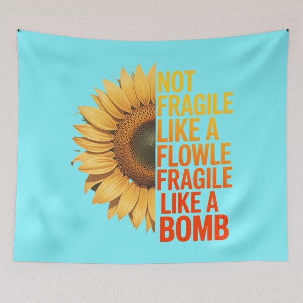 Item preview, Not Fragile Like a Flower designed and sold by Coussahi.