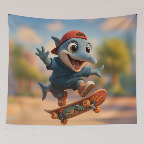 Item preview, Skater Ichthyosaurus  designed and sold by Sillytoe.