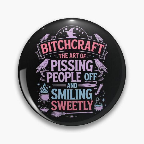 Item preview, Bitchcraft-The Art of Pissing People Off and Smiling Sweetly designed and sold by Vastingan.