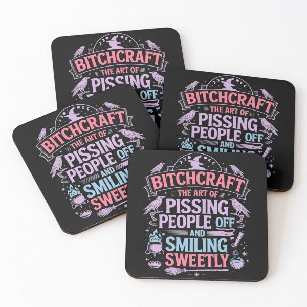 Item preview, Bitchcraft-The Art of Pissing People Off and Smiling Sweetly designed and sold by Vastingan.