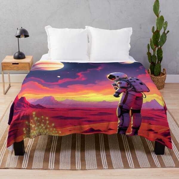 Item preview, Lone Astronaut on a Red Planet designed and sold by Sharon Schwalbe.