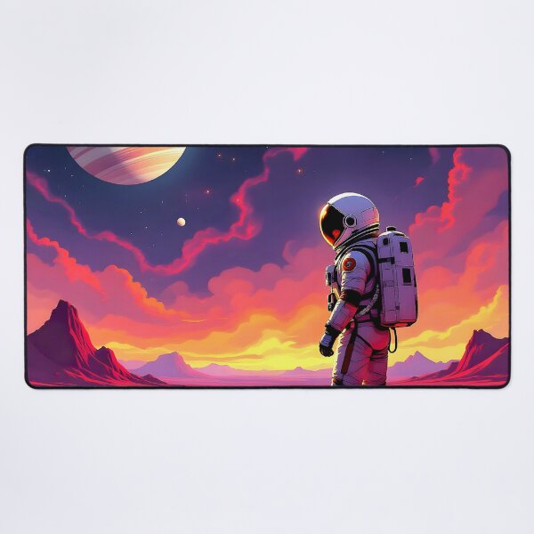 Item preview, Lone Astronaut on a Red Planet designed and sold by Sharon Schwalbe.