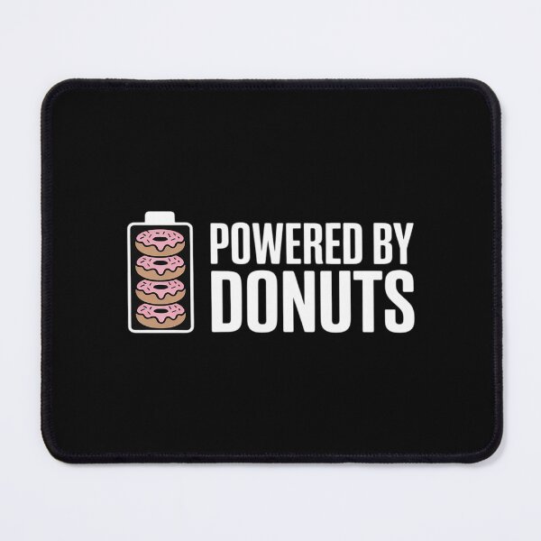 Item preview, Donut lover funny powered by donuts designed and sold by PeteHomenick.