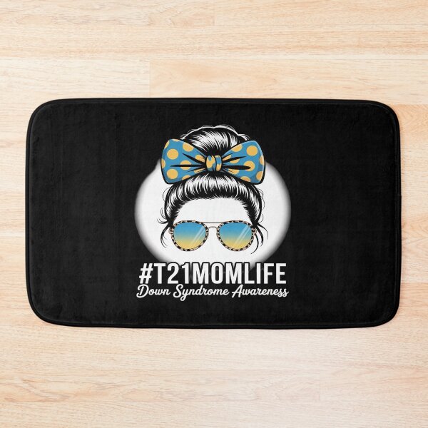 Item preview, Down Syndrome Mom Life Messy Bun Down Syndrome Awareness designed and sold by PeteHomenick.