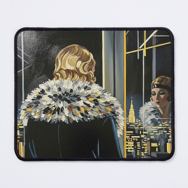 Item preview, The City Reflection - Original Art Deco Artwork designed and sold by elektronen.