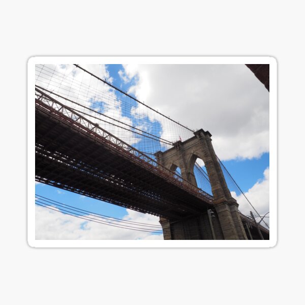 Brooklyn Bridge from DUMBO Sticker