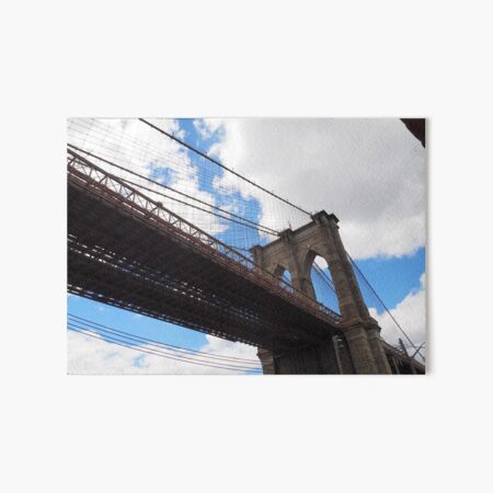 Brooklyn Bridge from DUMBO Art Board Print