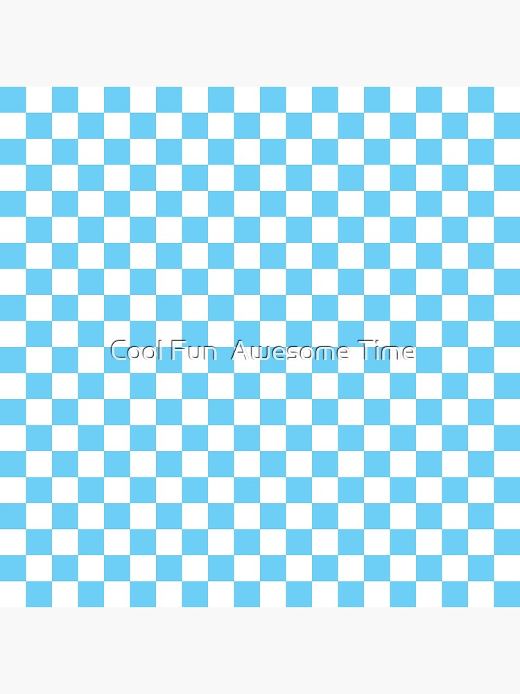 light blue checkerboard