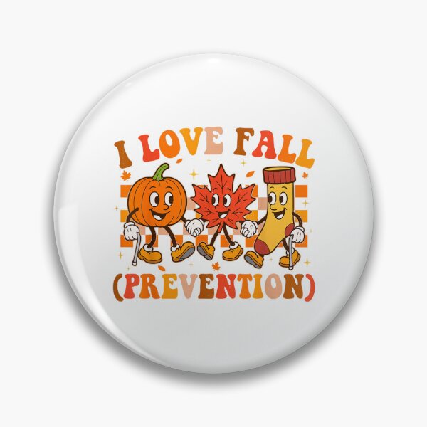 Item preview, Retro I Love Fall Prevention Fall Physical Therapy Nurse designed and sold by Annabellegeorge.