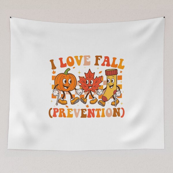 Item preview, Retro I Love Fall Prevention Fall Physical Therapy Nurse designed and sold by Annabellegeorge.