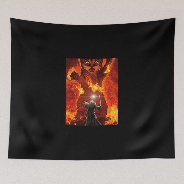 Item preview, Balrog-Cat-Shirt-Tshir designed and sold by bertvalen.