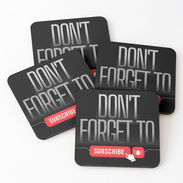 Item preview, Don'T Forget To Subscribe designed and sold by BognarDorian.