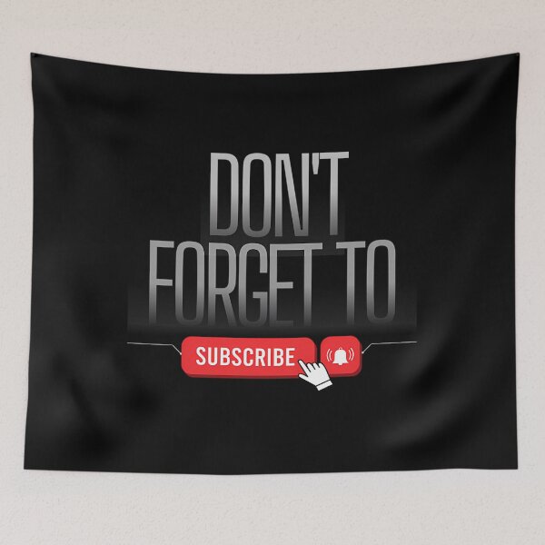 Item preview, Don'T Forget To Subscribe designed and sold by BognarDorian.