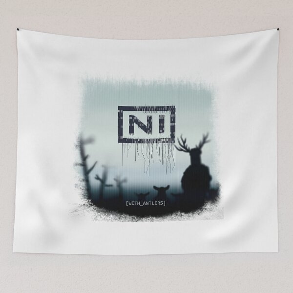 Item preview, Ni Knights With Antlers Album Cover Parody-Music Lovers Humor designed and sold by Cotyonnelly.