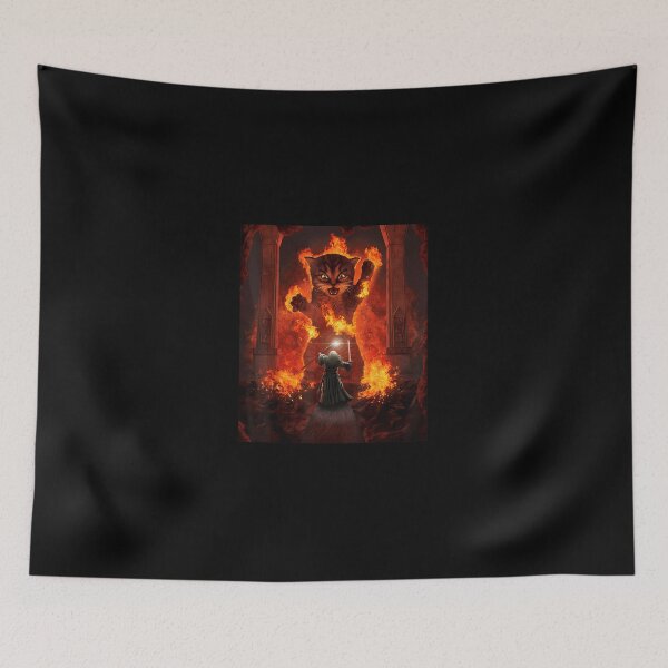 Item preview,  Balrog-Cat-Shirt-Tshir designed and sold by bertvalen.
