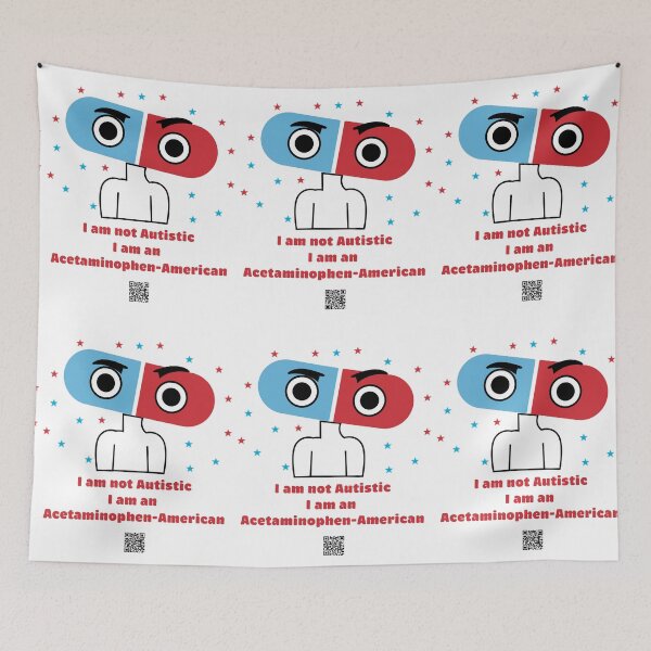 Item preview, I am not Autistic, I am a Acetaminophen-American designed and sold by DaniMationENT.
