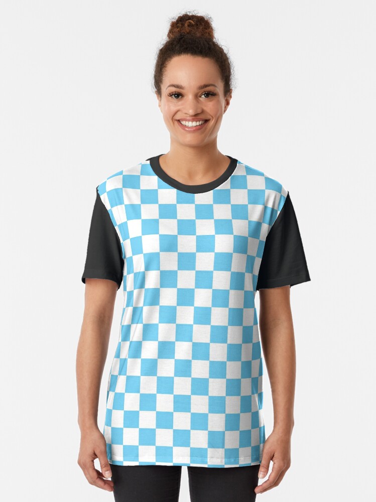 light blue checkerboard