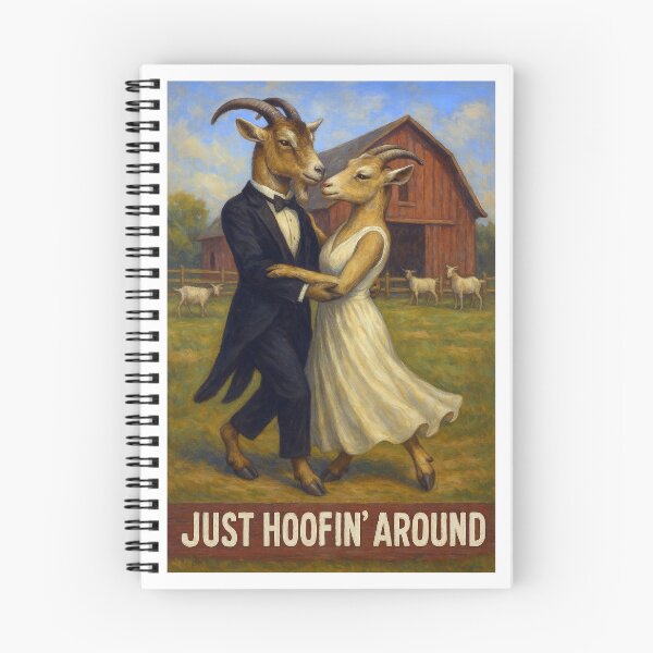 Item preview, Goats Just Hoofin' Around designed and sold by Tridentulus.