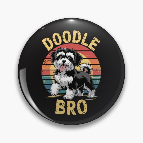 Item preview, Doodle Bro Brother - Aussie Doodle & Goldendoodle designed and sold by Ikwalima.