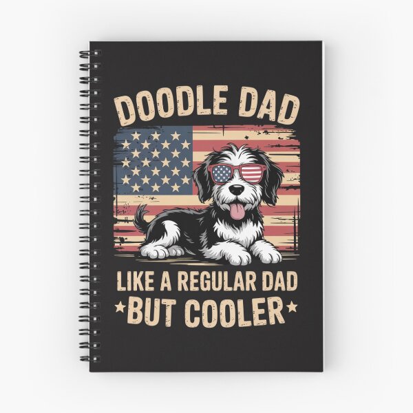 Item preview, Doodle Dad Goldendoodle Regular Dad But Cooler American Flag designed and sold by Ikwalima.