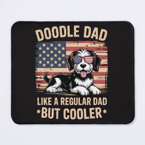 Item preview, Doodle Dad Goldendoodle Regular Dad But Cooler American Flag designed and sold by Ikwalima.