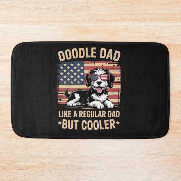 Item preview, Doodle Dad Goldendoodle Regular Dad But Cooler American Flag designed and sold by Ikwalima.