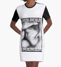 Loveislove Graphic T-Shirt Dress