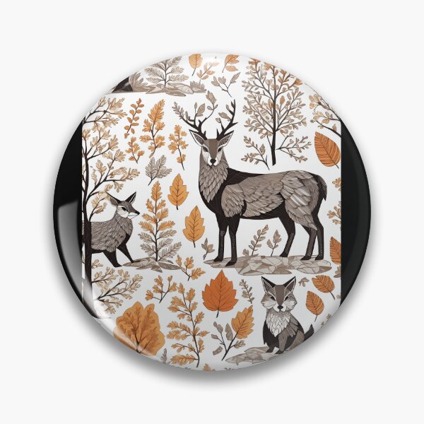 Item preview, Deer And Foxes Amidst The Fall Graphic 	 designed and sold by oeslvacaxa38.