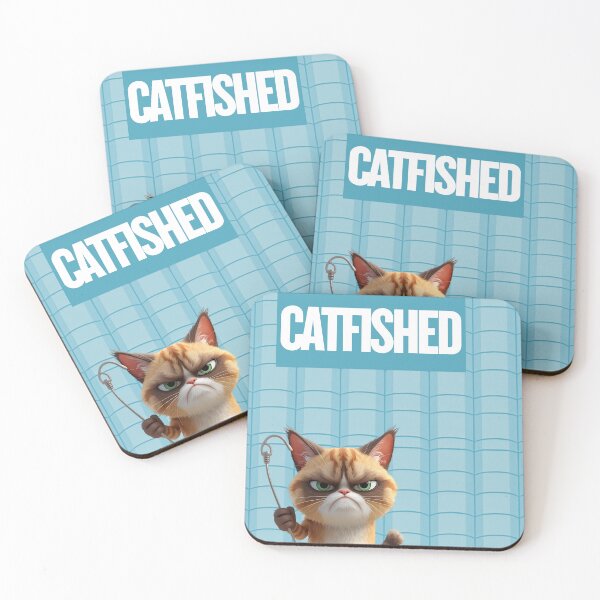 Item preview, Cat With Fishing Hook - Catfished designed and sold by Furever Designs.
