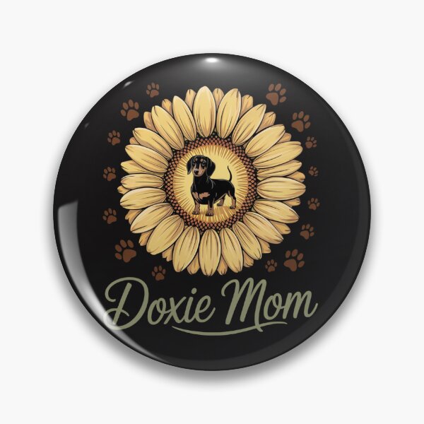 Item preview, Doxie Mom Sunflower Dachshund Lover Dog Mom Mama designed and sold by Ikwalima.