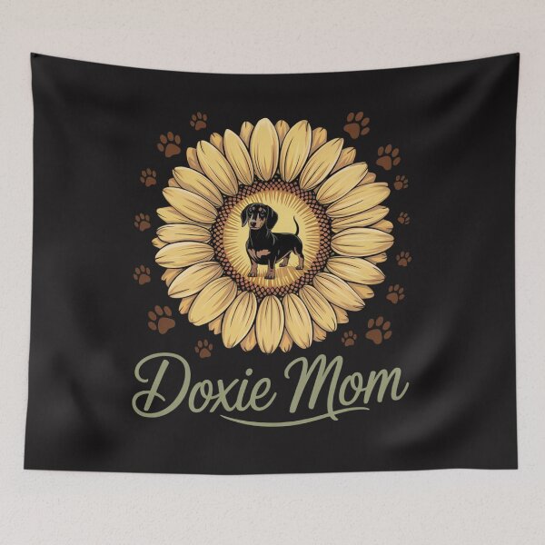 Item preview, Doxie Mom Sunflower Dachshund Lover Dog Mom Mama designed and sold by Ikwalima.