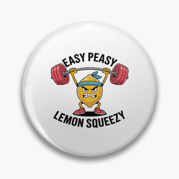 Item preview, Easy Peasy Lemon Squeezy Funny Lemon Lifting designed and sold by BlackStars3Neon.