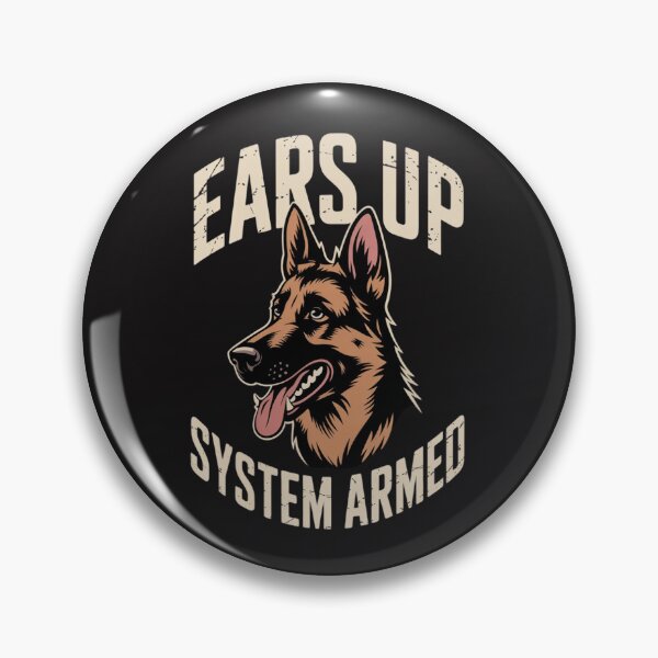 Item preview, Ears Up System Armed Dog Lover Animal German Shepherd designed and sold by Ikwalima.