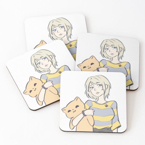 Item preview, Cute girl with cat designed and sold by Applestarx3.