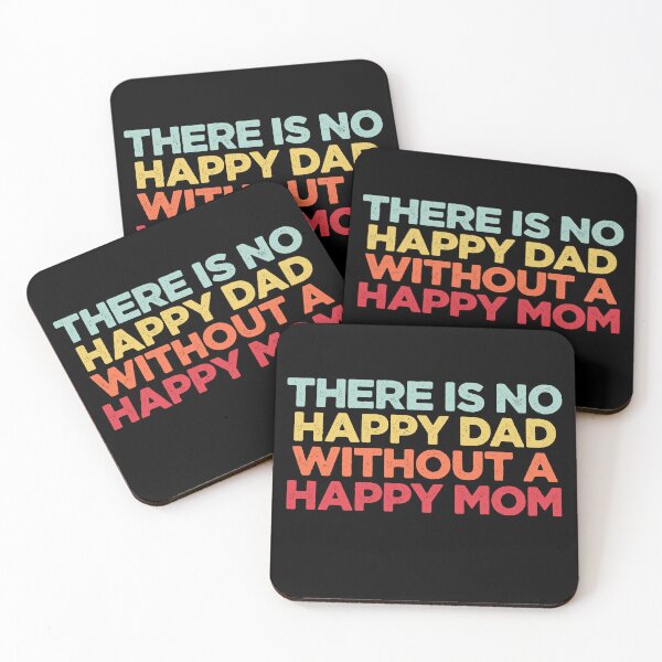 Item preview, There Is No Happy Dad Without A Happy Mom designed and sold by NediaNujra.
