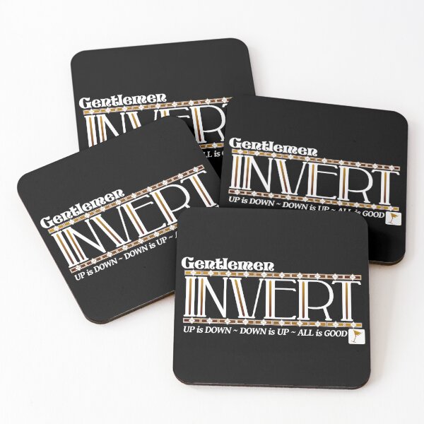Item preview, Gentlemen Invert (White Text) designed and sold by ShufflerTrouble.
