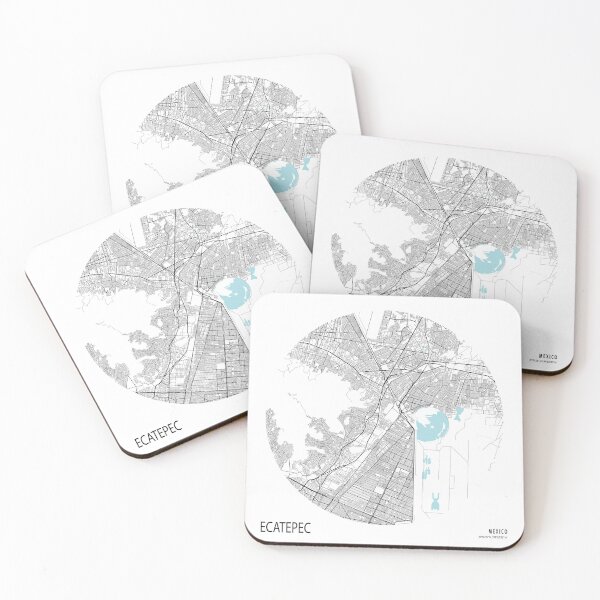 Item preview, Ecatepec City Map of Mexico - Circle designed and sold by deMAP.