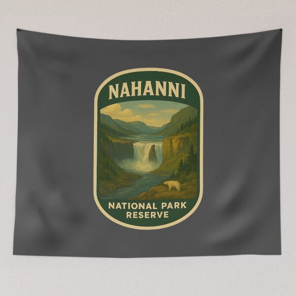 Item preview, Vintage Canadian National Park Prints: Nahanni designed and sold by PinUpPizzazz.
