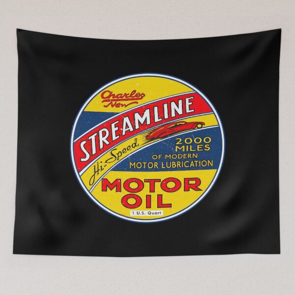 Item preview, Streamline Motor Oil Retro Classic 		 designed and sold by yxkvfuigqw8.