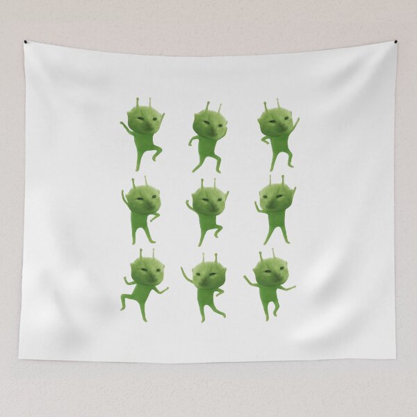 Item preview, Funny Cat Meme Alien designed and sold by RebeccaLittlee.