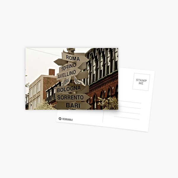 North End Arrows Postcard