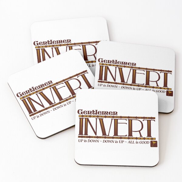 Item preview, Gentlemen Invert (Black Text) designed and sold by ShufflerTrouble.