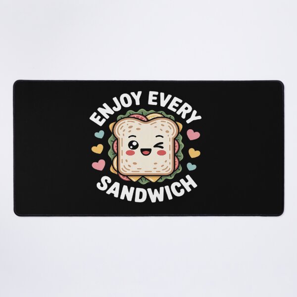 Item preview, Enjoy Every Sandwich Kawaii Cute Foodie Warren Zevon Quote designed and sold by KingsLife1994.