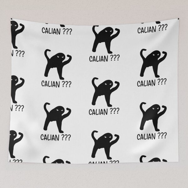 Item preview, Funny Kitty Cat Meme Alien Or Calian designed and sold by RebeccaLittlee.