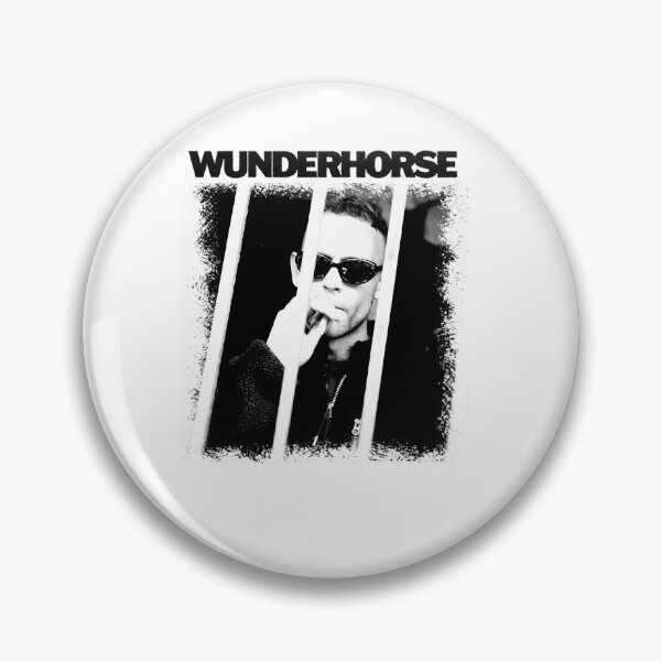 Item preview, Monochrome Grunge Style Wunder.horse designed and sold by AdalbertHickle.
