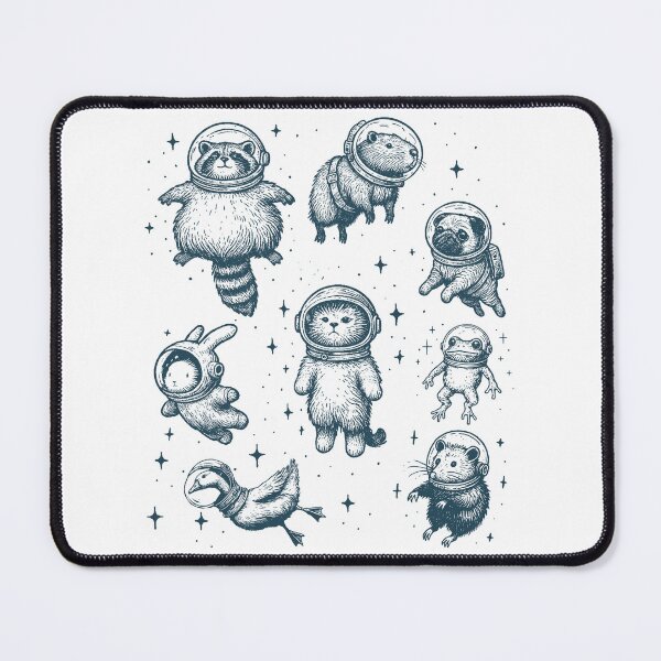 Item preview, Funny Cat Meme Animals In Space designed and sold by RebeccaLittlee.