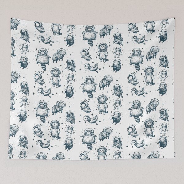 Item preview, Funny Cat Meme Animals In Space designed and sold by RebeccaLittlee.