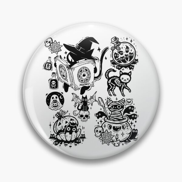 Item preview, Doodle Halloween Cat designed and sold by RebeccaLittlee.