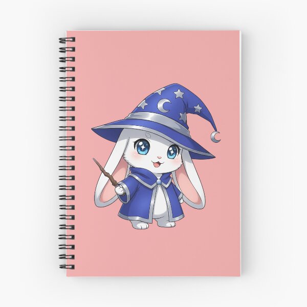Item preview, The Magical Little Wizard Bunny: An Adorable Rabbit Casting Spells and Enchantment designed and sold by bvdesignart.